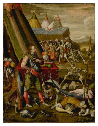 Catalog image of The Dialogue of the Prince with Death, Allegory of the Horrors of War