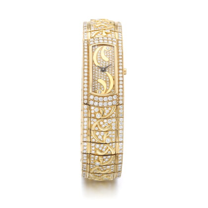 Catalog image of Lady's gold and diamond wristwatch