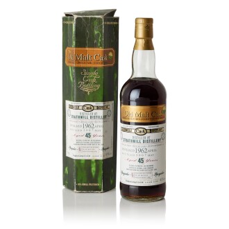 View 1 of Lot 6132: Strathmill Old Malt Cask 45 Year Old Cask #DL3552 40.5 abv 1962 (1 BT70)