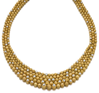 Catalog image of VAN CLEEF & ARPELS | GOLD AND DIAMOND NECKLACE, 1960S