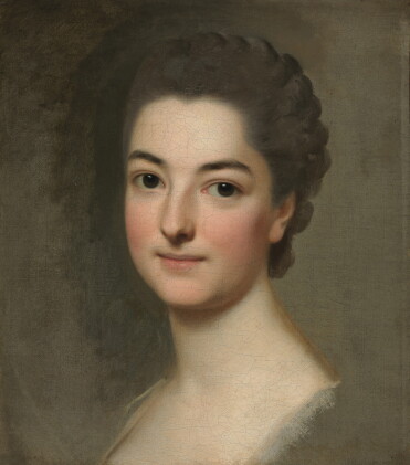 Catalog image of alexander roslin | study of the head of a woman, perhaps the artist’s wife, née…