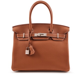 View 1 of Lot 120: Gold Togo Birkin 30 Palladium Hardware, 2018