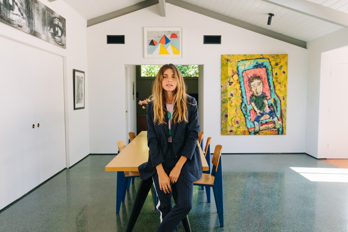 Elisa Sednaoui Dellal LA home