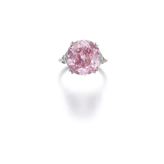 Superb fancy intense purplish pink diamond ring, Piaget
