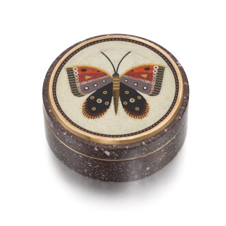 View 1 of Lot 41: A gold-mounted hardstone and Roman micromosaic bonbonnière, Johann Georg Aigner, Vienna, 1797