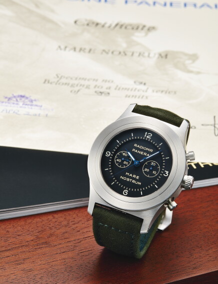 A RARE SPECIAL EDITION CHRONOGRAPH WRISTWATCH WITH REGISTERPAM00