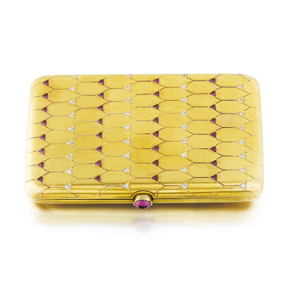 Catalog image of Lacloche Frères | Etui rubis et diamants | Ruby and diamond case