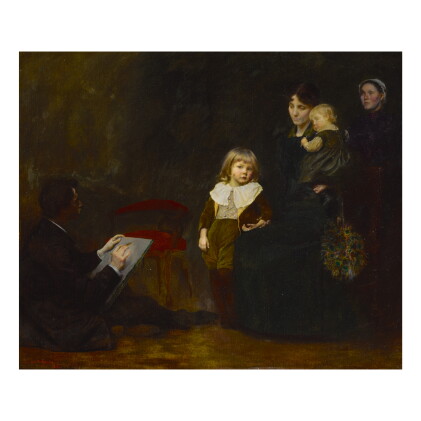 Catalog image of george de forest brush | the portrait