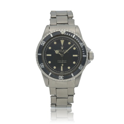 Catalog image of Submariner, Ref. 5512 Stainless steel wristwatch with bracelet Circa 1961