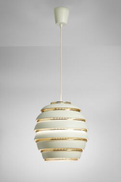View 1 of Lot 419: "Beehive" Ceiling Lamp