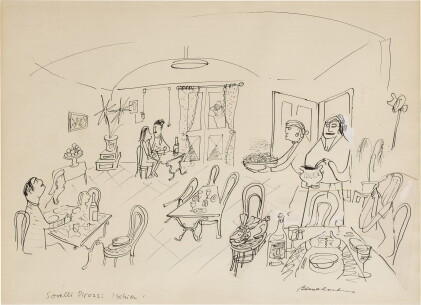 Catalog image of Sketch for 'Italian Holiday' (Ischia)