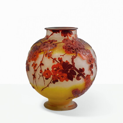 Catalog image of émile gallé | "apple blossom" vase