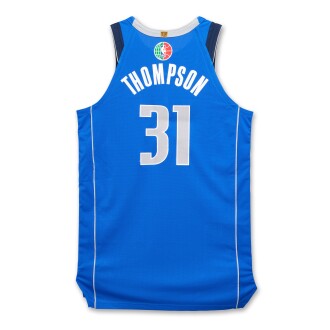 View 1 of Lot 8: Klay Thompson ‘Mexico City Game’ Dallas Mavericks 2025-2026 Game Worn Icon Edition Jersey