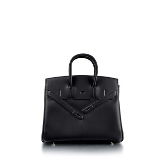 View 1 of Lot 1040: Noir Swift Shadow Birkin 25, 2021 