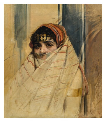 Catalog image of wojciech kossak | portrait of a veiled woman