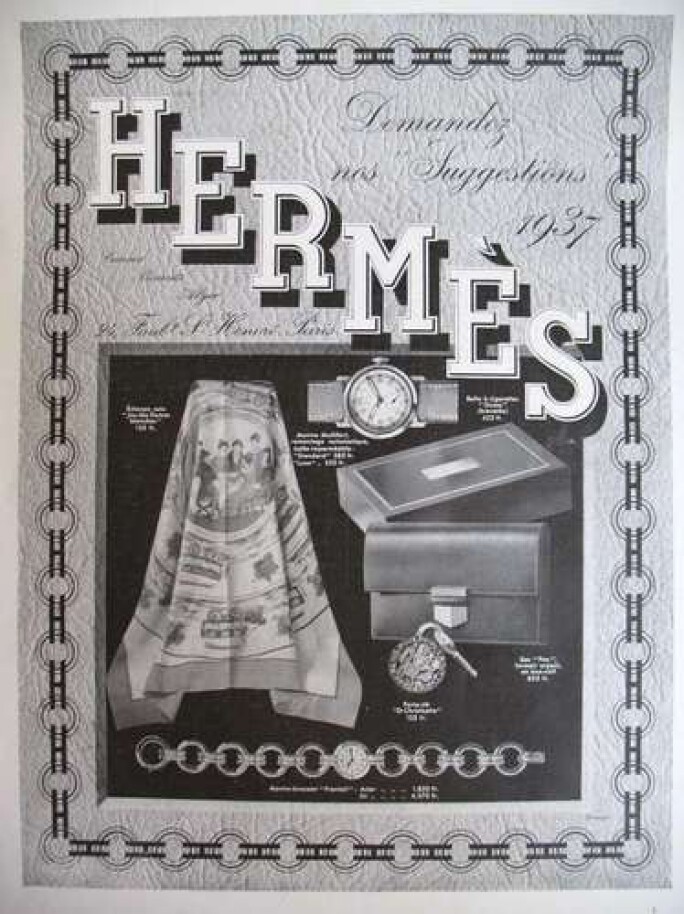 Louis Vuitton Hermes vintage posters