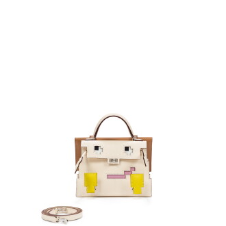 View 1 of Lot 679: Nata, Chai, Lime et Mauve Sylvestre Epsom Kellydole Picto Palladium Hardware, 2023