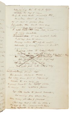 View 1 of Lot 1008: [Browning], Elizabeth B. Barrett | "...the first utterances of my individuality."