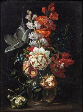 View 1 of Lot 642: Still life with flowers