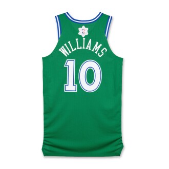 View 1 of Lot 31: Brandon Williams ‘Christmas Day’ Dallas Mavericks 2025-2026 Game Worn Classic Edition Jersey
