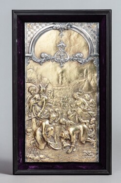 View 1 of Lot 306: Plaque en vermeil  par Nicolaes Verhaer, Utrecht, 1724