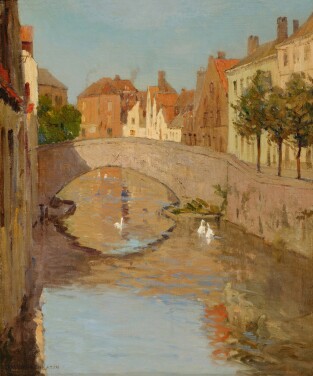 View 1 of Lot 69: Canal in Bruges