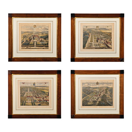 Catalog image of johannes kip | four views of english country houses