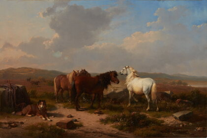 Catalog image of Horses in a Landscape