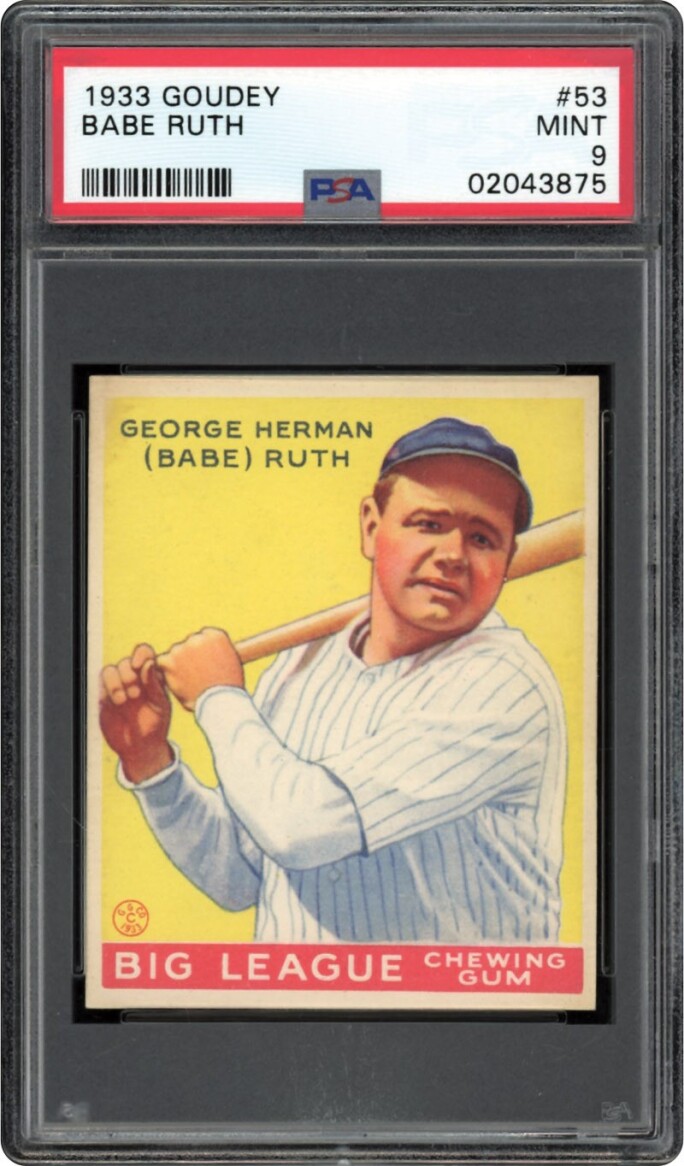The 10 Most Valuable Trading Cards Ever Sold, from Babe Ruth to Mickey Mantle| Sneakers, Sports Memorabilia & Modern Collectibles | Sotheby's The 10 Most Valuable Trading Cards Ever Sold, from Babe Ruth to Mickey Mantle| Sneakers, Sports Memorabilia & Modern Collectibles | Sotheby's