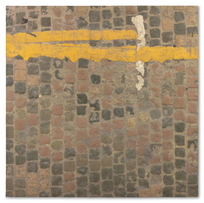 Catalog image of Cobbles Study with Yellow and White Parking Lines