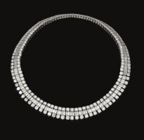 574. diamond necklace/ bracelet/ tiara combination, mellerio dit