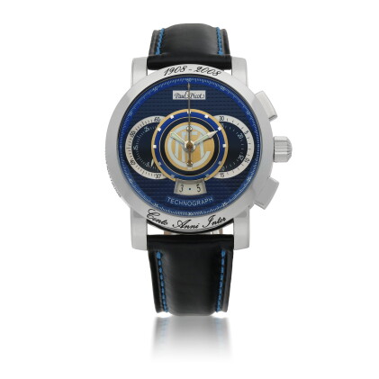 Catalog image of paul picot | 'cento anni inter' technograph, ref 0334. sgi limited edition stai…