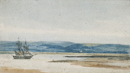 Catalog image of A ship anchored off the coast