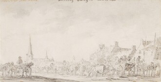 View 1 of Lot 119: The horse market in Valkenburg