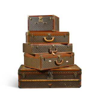View 1 of Lot 141: Set of Five: Monogram Canvas Travel Pieces