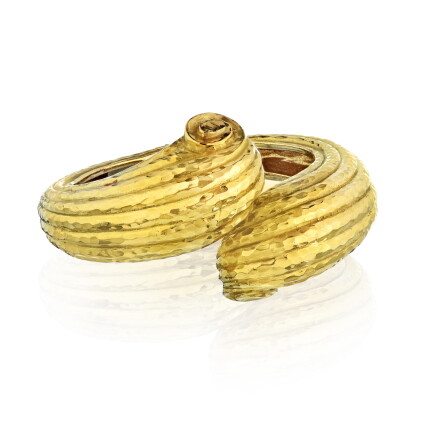Catalog image of david webb | gold bangle-bracelet