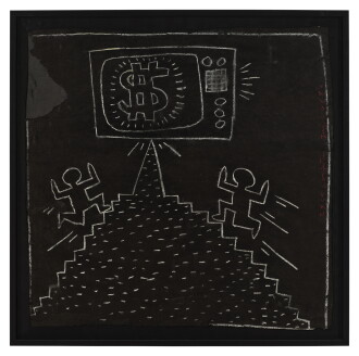 View 1 of Lot 658: Untitled (Subway Drawing)