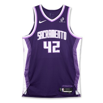 View 1 of Lot 4: Maxime Raynaud Sacramento Kings 2025-2026 Game Worn City Edition Jersey | Matched to 2 Games | Double-Double