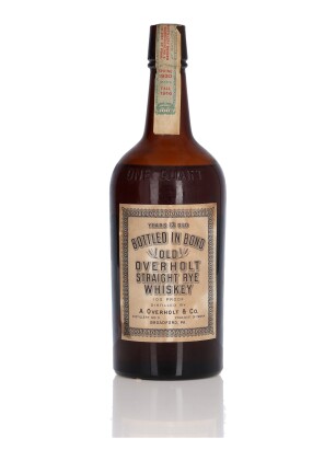 View 1 of Lot 239: Old Overholt 13 Year Old Straight Rye 100 Proof 1916  (1 Bottle Quart)