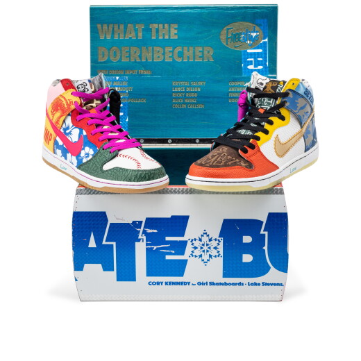View 1 of Lot 1: Nike SB Dunk High ‘What the Doernbecher’ | Size 11