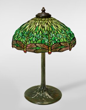 View 1 of Lot 422: "Dragonfly" Table Lamp