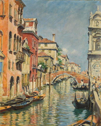 Catalog image of Reflections in the Canal, Venice