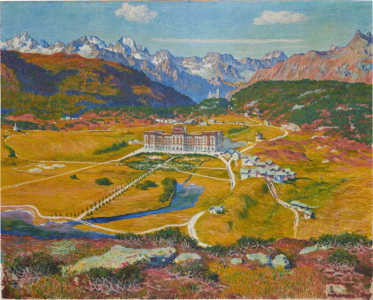 Catalog image of Vista su Maloggia con l’albergo Palace, 1899