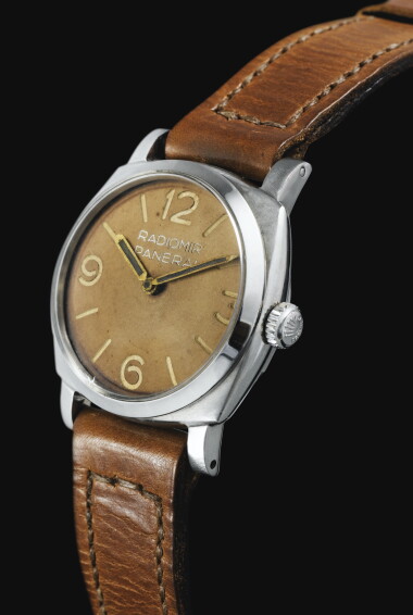 A VERY RARE AND IMPORTANT LARGE STAINLESS STEEL CUSHION DIVER'S