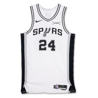 View 1 of Lot 4: Devin Vassell San Antonio Spurs 2026 NBA Finals Game Worn Association Edition Jersey | Game 2