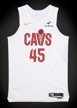 View 1 of Lot 19: Donovan Mitchell Cleveland Cavaliers 2025-2026 Game Worn Association Edition Jersey