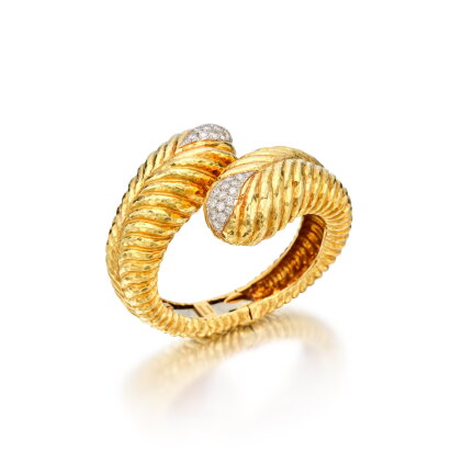 Catalog image of Gold and Diamond Cuff-Bracelet
