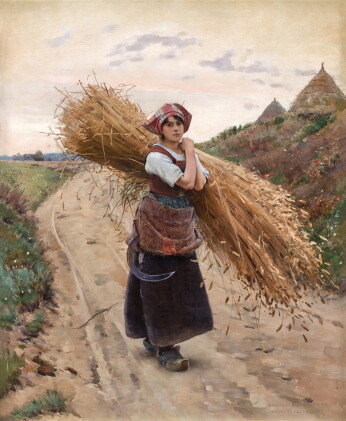 Catalog image of The Little Harvester, Auvers-sur-Oise (La Petite Moissonneuse, Auvers-sur-Oise)