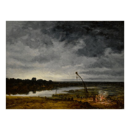 Catalog image of georges michel | the bonfire