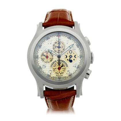 Catalog image of cuervo y sobrinos | reference 2859 robusto a stainless steel automatic triple c…